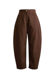 Barrel linen pants