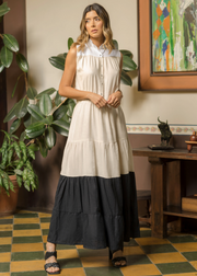 Maxi Dress - Tricolor