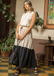 Maxi Dress - Tricolor