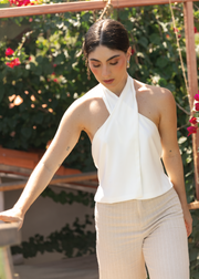 Halter top - White