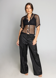 La Costa crochet - Black