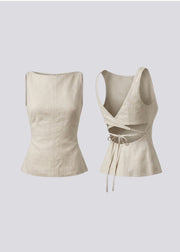 Marea Linen Top